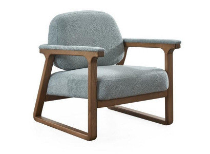 Sessel bequem weich geräumig schön moderner Stil Blau