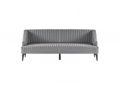 Sofa grau elegant funktional ergonomisch minimalistisch
