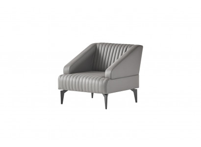 Sessel grau modern elegant funktional ergonomisch minimalistisch