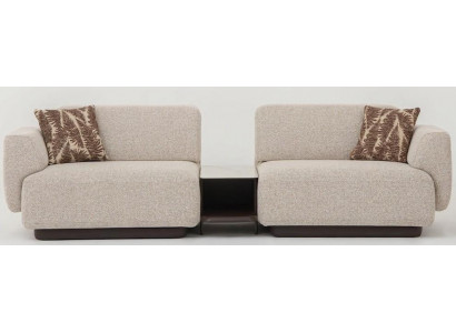 4-Sitzer-Sofa bequem weich geräumig moderner Stil beige
