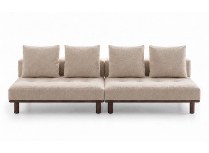 Wohnzimmer Sofa 4 Sitzer Designsofa Polstersofa Luxuriöses Viersitzer Sitz