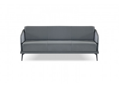 3-teiliges Sofa modernes Grau minimalistisch vielseitig ergonomisch