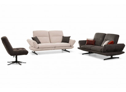 Italienische moderne Sofa Set 2+2+1 Sitzer bequem stilvoll Luxus Möbel