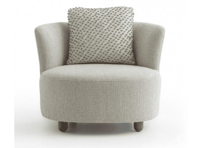 Beiger Sessel Polstersessel Wohnzimmersessel Designsessel Wohnzimmermöbel