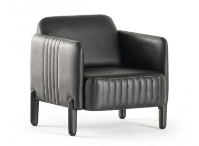 Sessel Moderner Designer Stück Schwarz Büromöbel Elegant Wohnzimmer