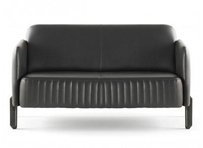 Sofa Moderner Designer Stück Schwarz Büromöbel Wohnzimmer