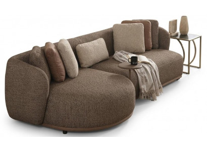 3-Sitzer Sofa Braun Wohnzimmer modern bequem komfortabel