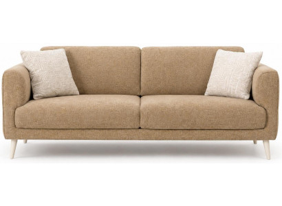 Sofa Wohnzimmer Eleganter Minimalismus Modern Komfort braun