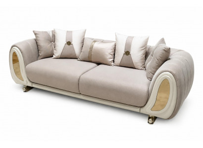 Sofa Beige Modern Stil Komfortabel Wohnzimmer Luxuriös Edel
