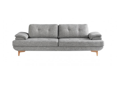 3 Sitzer Sofa Couch Modern Grau Elegant Polstersofa Design