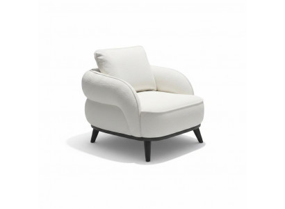 Sessel Weiß Modern Eleganter Polstersessel Lounge Couch