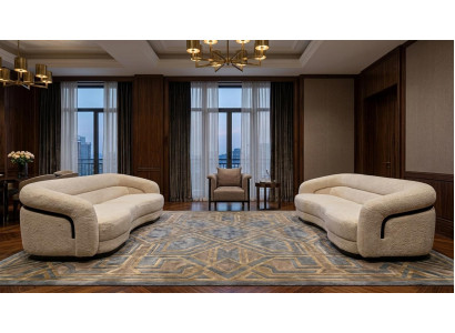 Sofa Set Sofa Sessel Hochwertig Modern Gepolstert