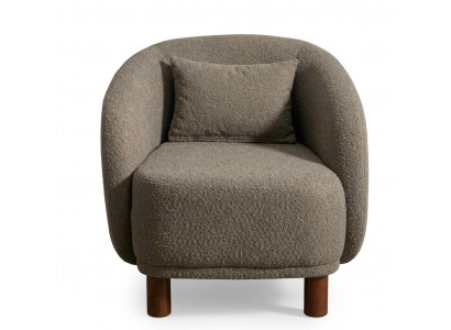 Braun Khaki Sessel weicher Stoffsessel Designer-Sofas Wohnzimmermöbel