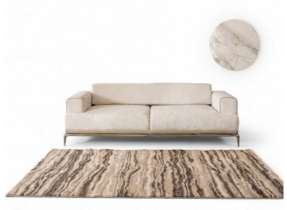 Sofa 3 Sitzer Beige Modern Luxus Bequem Couch Polstersofa Dreisitzer
