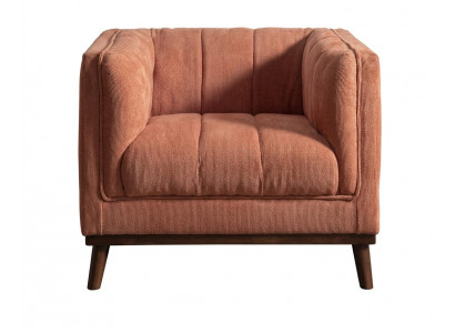 Brauner Polstersessel bequemer Stoffsessel Designer-Sessel moderner Stil