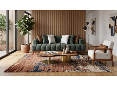 Grün-weißes Wohnzimmer-Set Sofas Sofagarnitur modern Premium