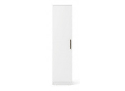 Weißer 1-türiger Kleiderschrank Holzschrank modern  Schlafzimmermöbel