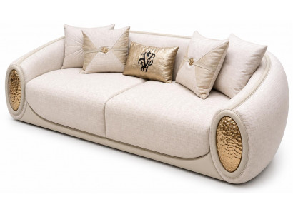 Sofa Komfortabel Beige Modern Wohnzimmer Hochwertig Stil