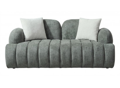 Grünes weiches 2-Sitzer-Sofa modern Stoffsofa hohe Qualität