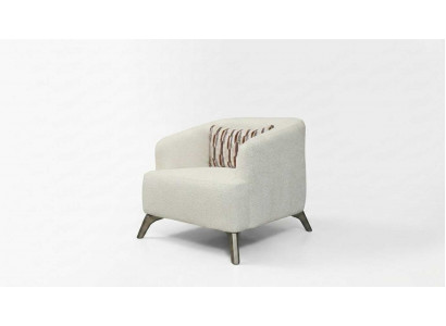 Sessel Modern Beige Bequem Polstersessel Lounge Clubsessel