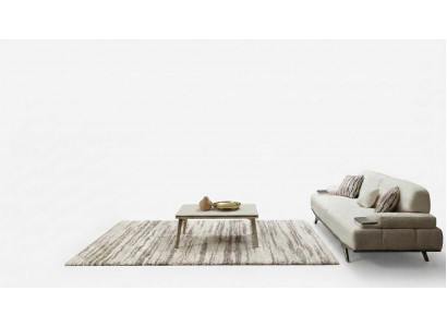 Sofa 3 Sitzer Beige Modern Bequem Polstersofa Couch Dreisitzer