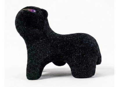 Kindersessel Eisbär Lounge Sessel Tierdesign Formschaum Schwarz Modern