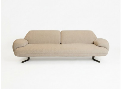 Sofa 3-Sitzer Modern Beige Bequem Couch Polstersofa Wohnzimmer