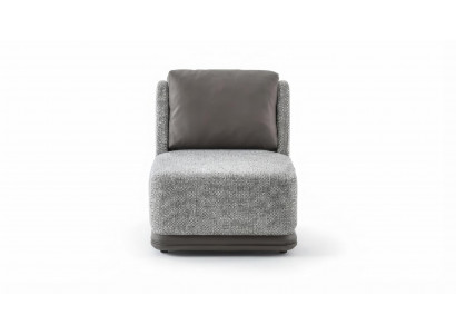 Sessel Modern Grau Bequem Polstersessel Loungesessel Relax