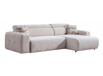 Ecksofa L Form Modern Beige Bequem Polstersofa Couch Wohnlandschaft