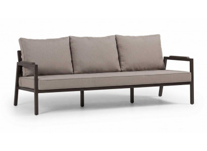Sofa 3-Sitzer bequem weich geräumig moderner Stil grau