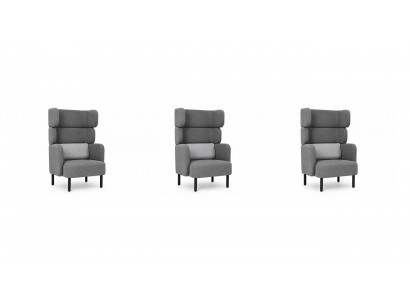 Drei Zweistufige Sessel Polstersessel Wohnzimmer Modern Elegant Design