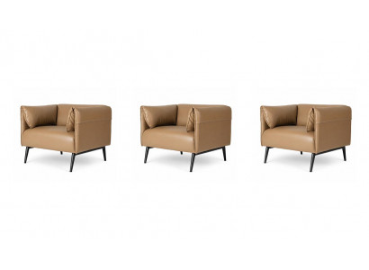 Drei Sessel Polstermöbel Wohnzimmer Modern Elegant Stilvoll Design