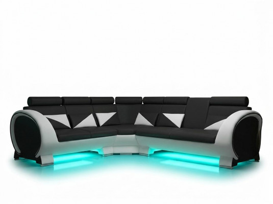 ECKSOFA ECKCOUCH DESIGN *FARWAHL* CANAPÉ LEDER CANAPÉ LEDERSOFA LEDERGARNITUR