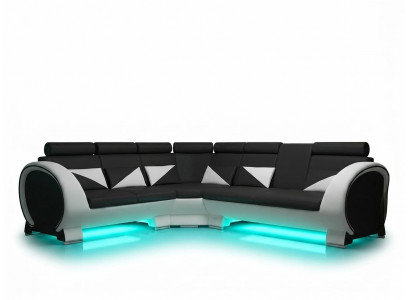 ECKSOFA ECKCOUCH DESIGN *FARWAHL* CANAPÉ LEDER CANAPÉ LEDERSOFA LEDERGARNITUR