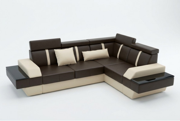 Designer Ledersofa Wunnlandschaft Polstersofa Couch Sofa Ecksofa Eckeck Couch Ledercouch