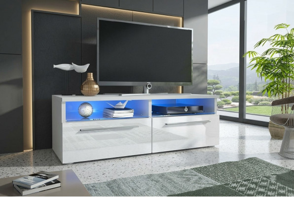 TV LED RTV Lowboard Fernseh-Sideboard Wand Héichglanz TV Ständer