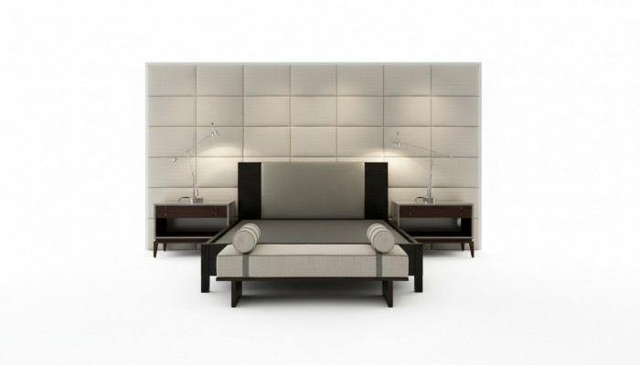Wandverkleedung 3D Designer Wandpaneel Paneel Lieder Polster Wand Gepolstert