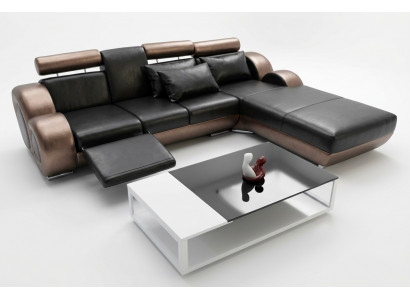 Elegant Designer Eckcanapé Berlin II Liederdivan Eckdivan Canapé Canapé