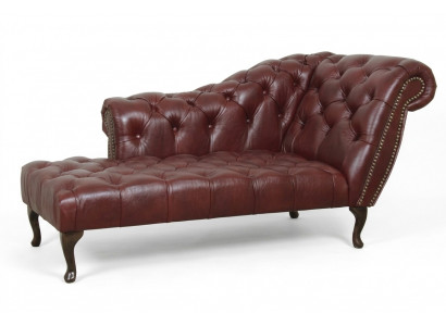 Chesterfield Lieg Canapé Chaiselongues Canapé Sofa Liederstéisel Stoffsëtz mat Kristallen NEI
