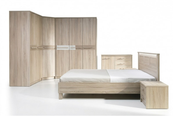 Komplett Bett Kleederschaf Schlofkummer Set Schaf Bett Kommode - Cremona 3