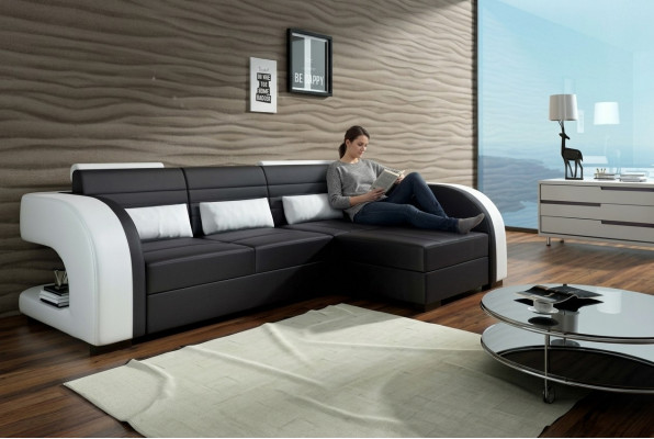 Exzellent Modern Eck-Canapé Komfort an Stil an perfekter Harmonie