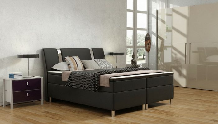 Boxspringbett Hotel Better Polster Liederbett inkl. Matratz & Visco Liederbett