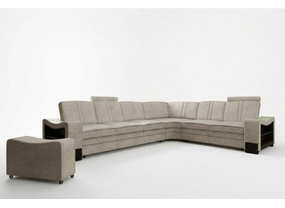 Stoffcanapé Textil Polster Eckcanapé Canapé Sofa Ecksofa Wunnlandschaft