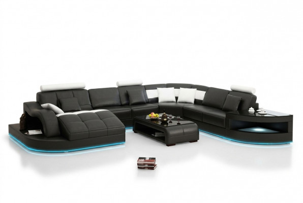 Liederkësch Sofa Couch Wunnlandschaft Ecksofa Eck Garnitur Design Modern Neit Sofa