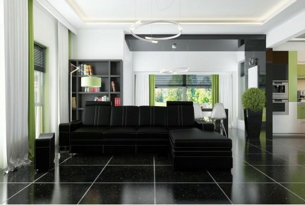 LEDERSOFA WUNNENGSLANDSCHAFT ECKSOFA NEI GARNITUR SOFA XXL LËDERCOUCH LËDERECKSOFA!