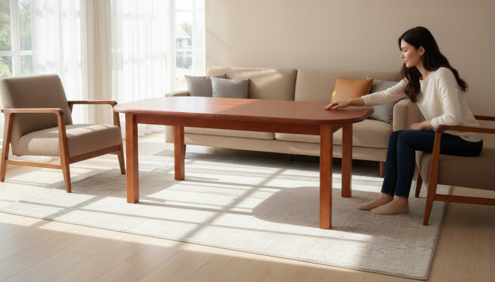 Iessdësch Holzdësch Holz Brong Dëscher Iesszëmmer Nei S11-O Miwwelen Holz Nei