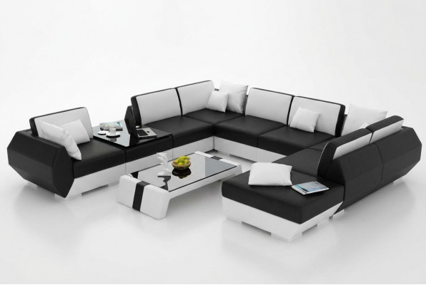 Liederdivan Canapé Sofasett Nei Eckdivan Eck Set Design Modern Divan R7002