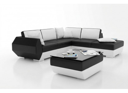 Liederdivan Canapé Sofa Garnitur Nei Eckdivan Eck Garnitur Dekor Modern Design