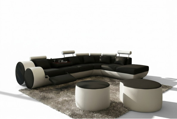 Eckcouch Sofa Couch Polstersëtzt Landschaft Lieder Eckmiwwelen Garnitur Sofas Madrid