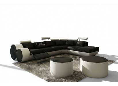 Eckcouch Sofa Couch Polstersëtzt Landschaft Lieder Eckmiwwelen Garnitur Sofas Madrid